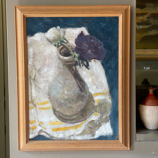 Midcentury Oil Of Flowers