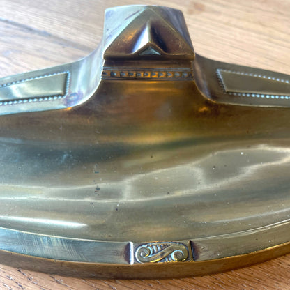 Art Nouveau Brass Desk Set