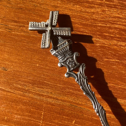 Silver Plated Windmill Teaspoon