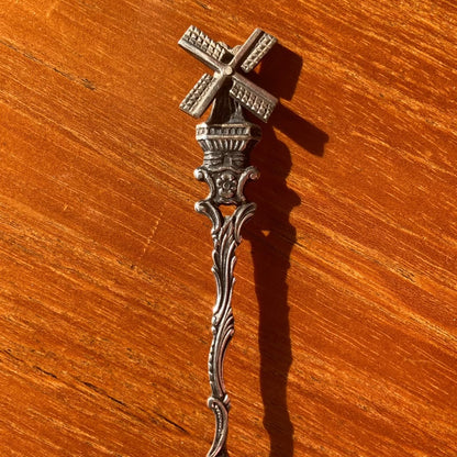 Silver Plated Windmill Teaspoon