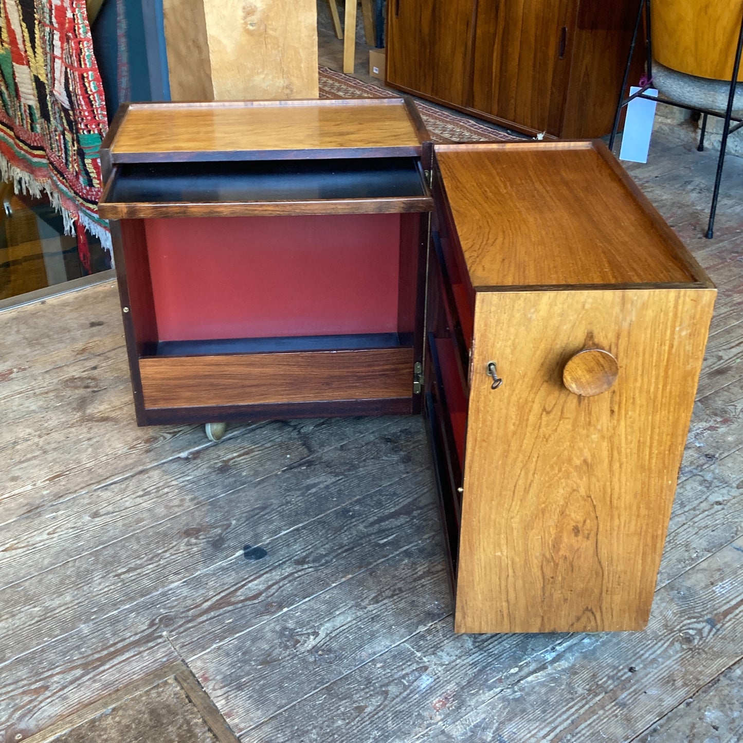 Teak Bar Cabinet