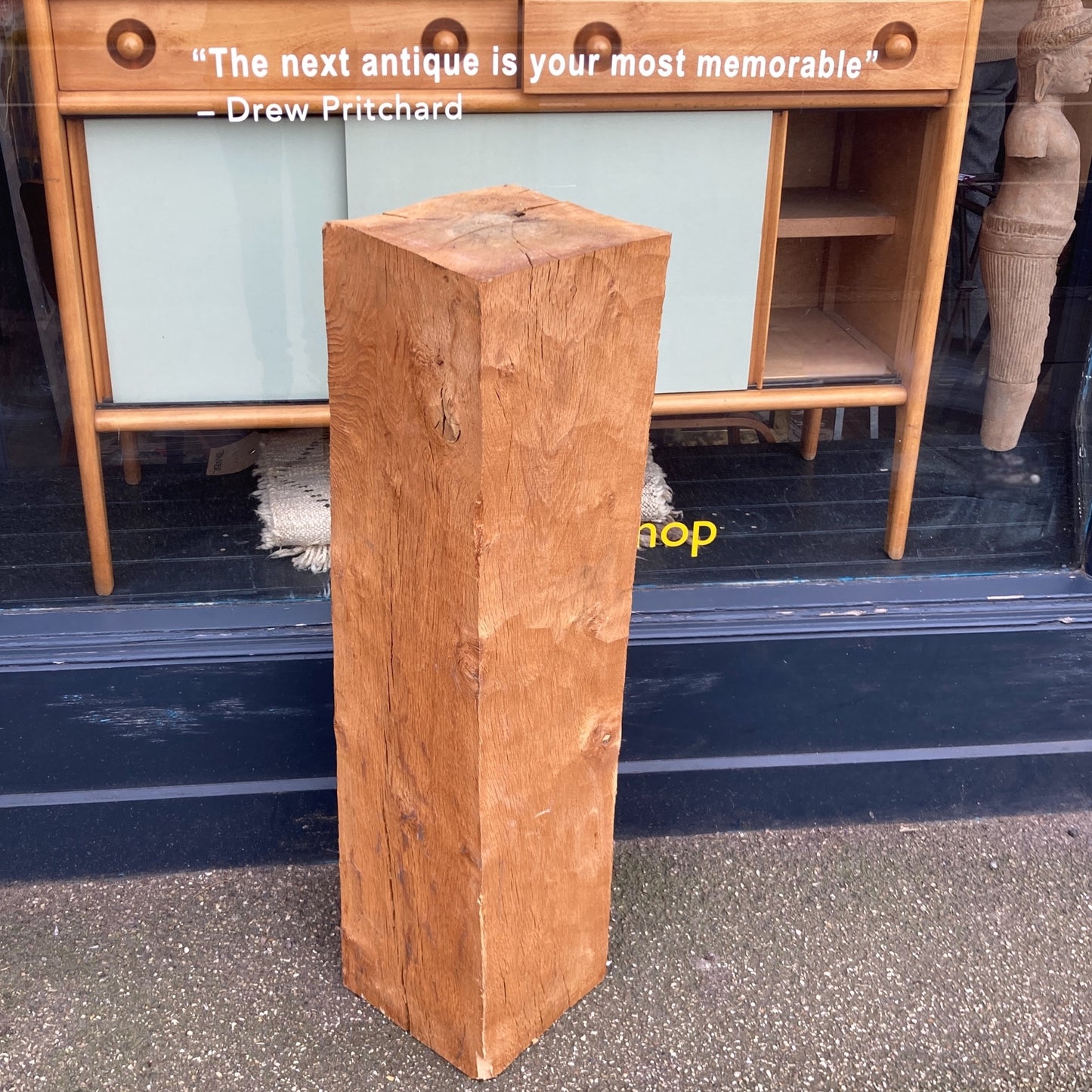 Solid Oak Plinth