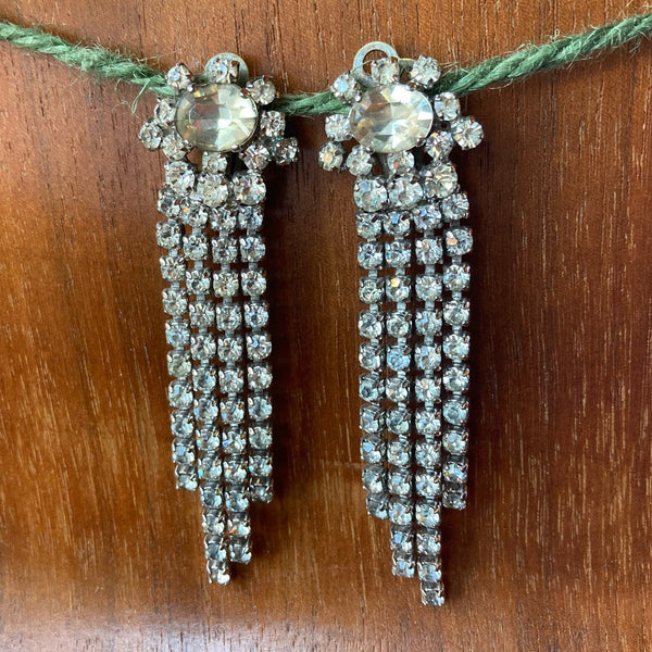 Vintage Rhinestone Earrings