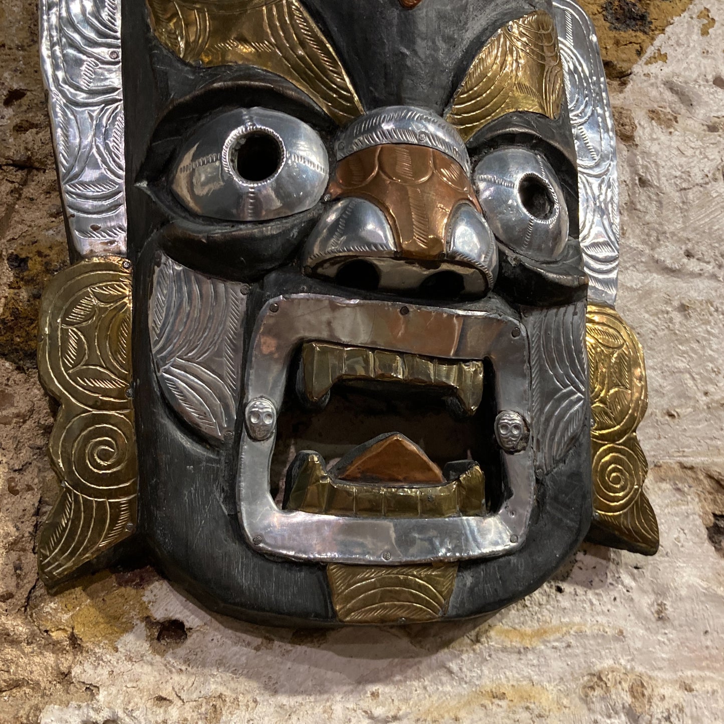 Hand Carved Wooden Mask