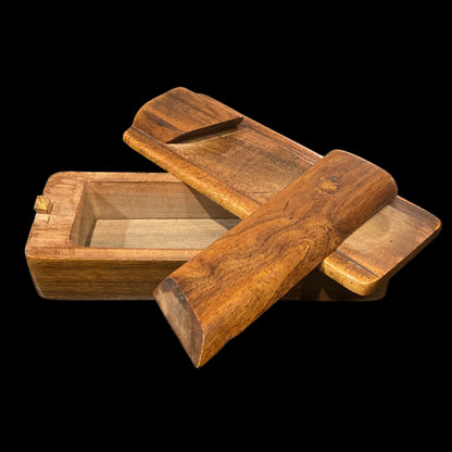 Vintage Treen Puzzle Box
