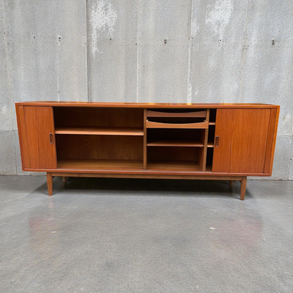 Arne Vodder Teak Sideboard with Tambour Doors