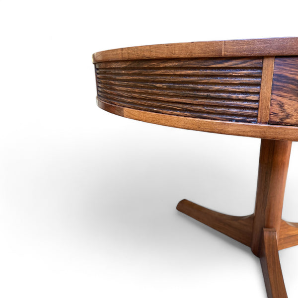 Archie Shine Rosewood Drum Table