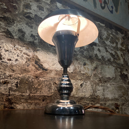 Art Deco Chrome Desk Lamp