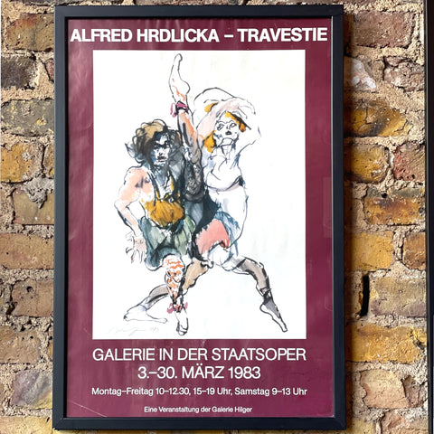 Alfred Hrdlicka Signed Poster