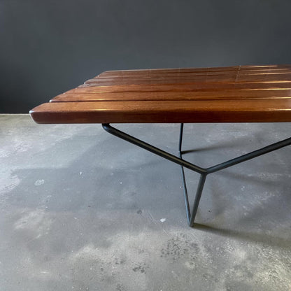 Midcentury Harry Bertoia Bench for Knoll