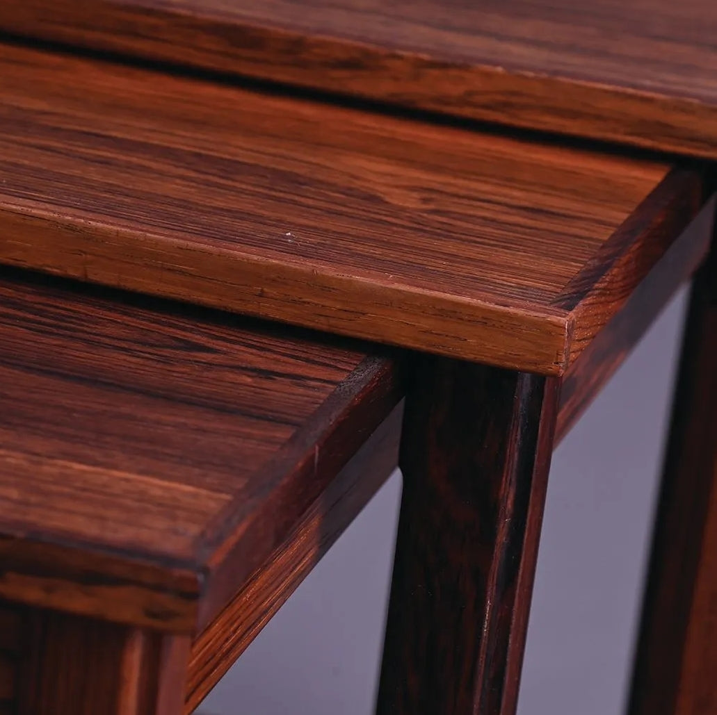 Nest Of Rosewood Tables