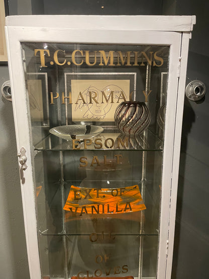 Midcentury Glass Cabinet