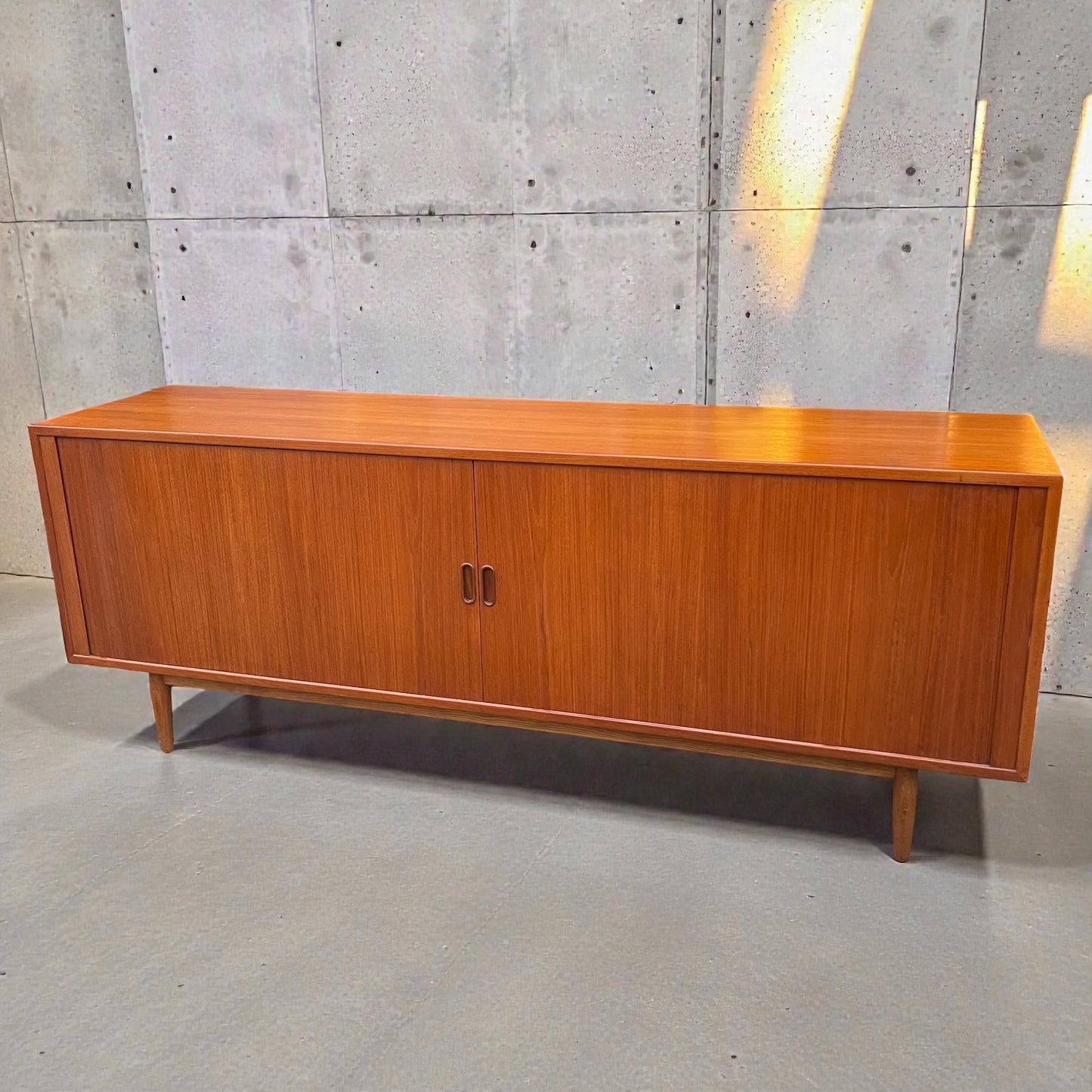 Arne Vodder Teak Sideboard with Tambour Doors