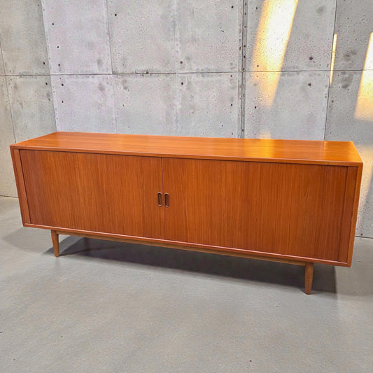 Arne Vodder Teak Sideboard with Tambour Doors