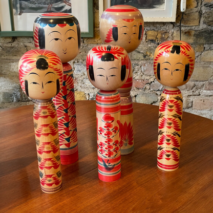Vintage Japanese Kokeshi Dolls