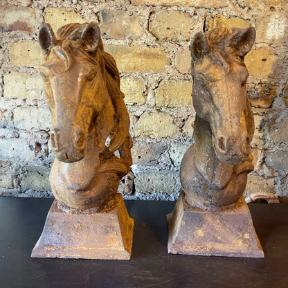 Large Stallion Head Finial