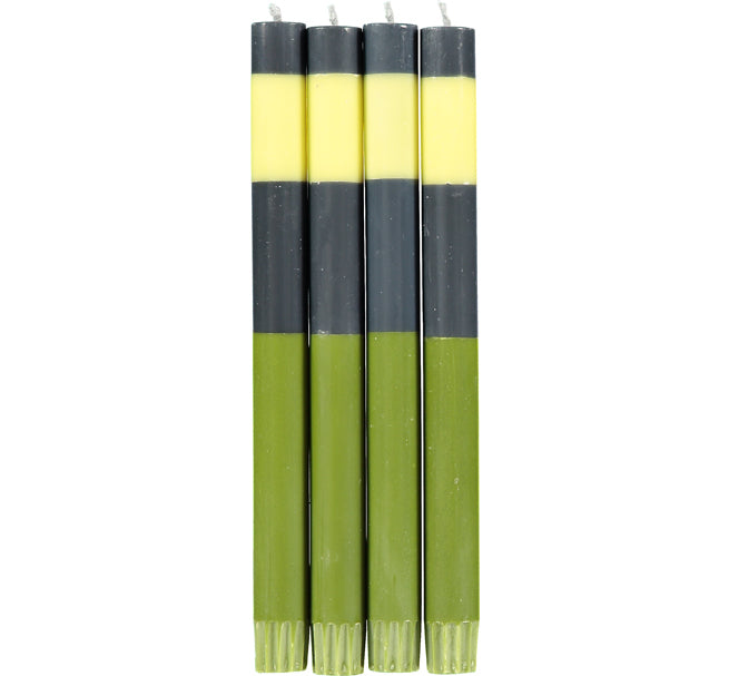 Striped Candle (Set Of 4)