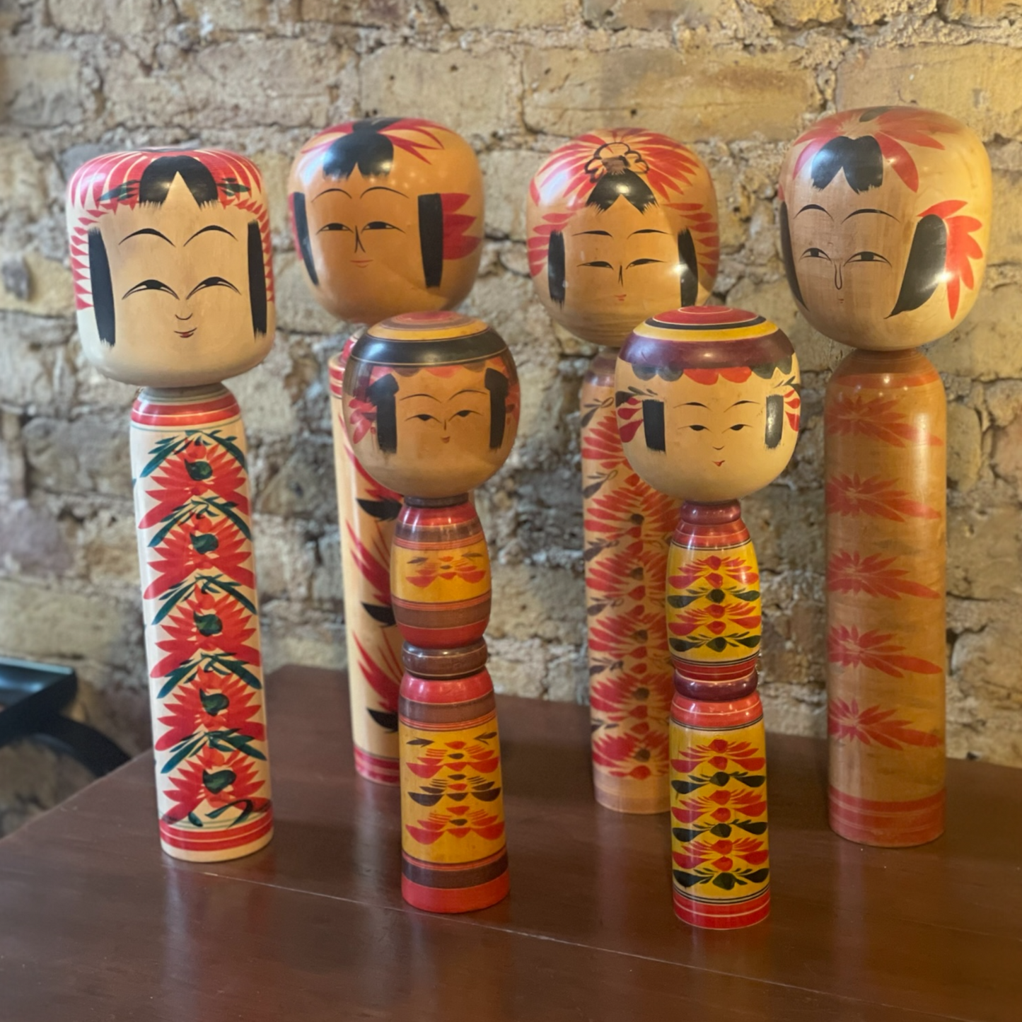 Vintage Kokeshi Dolls