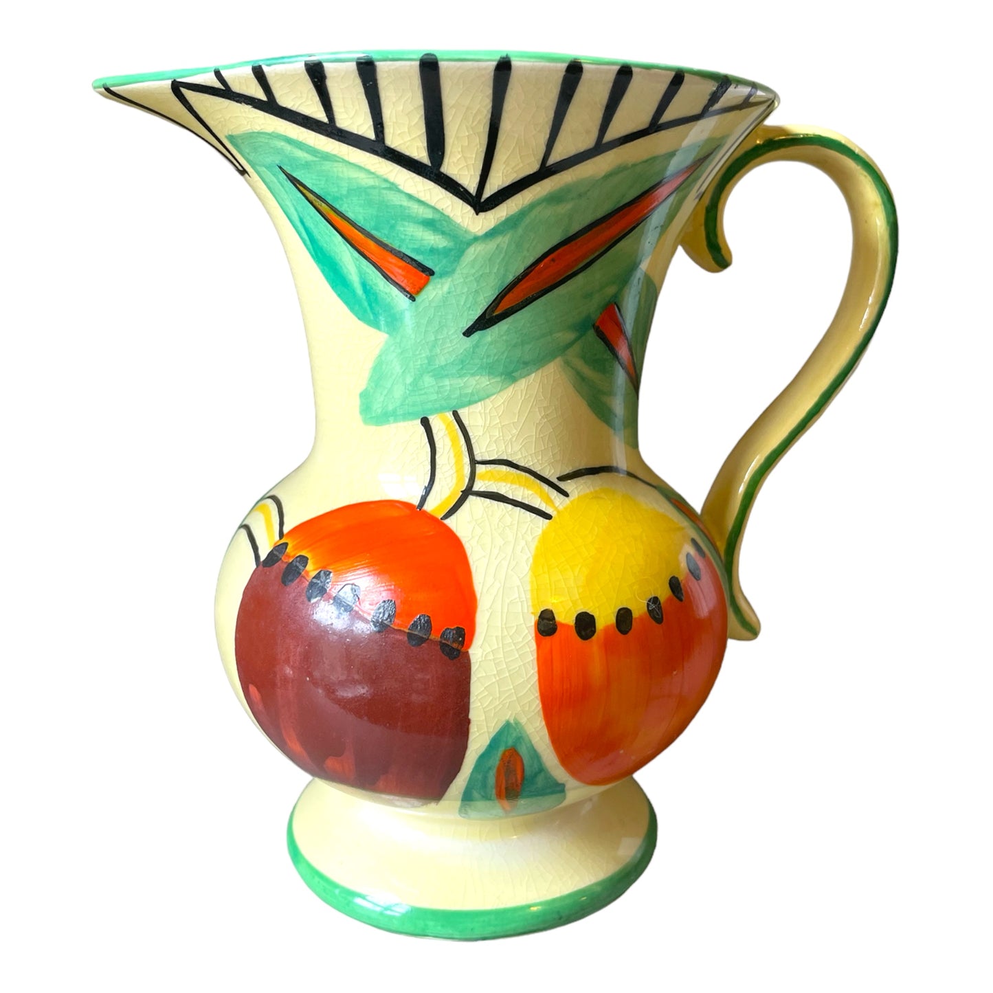 Handpainted Art Deco Jugs