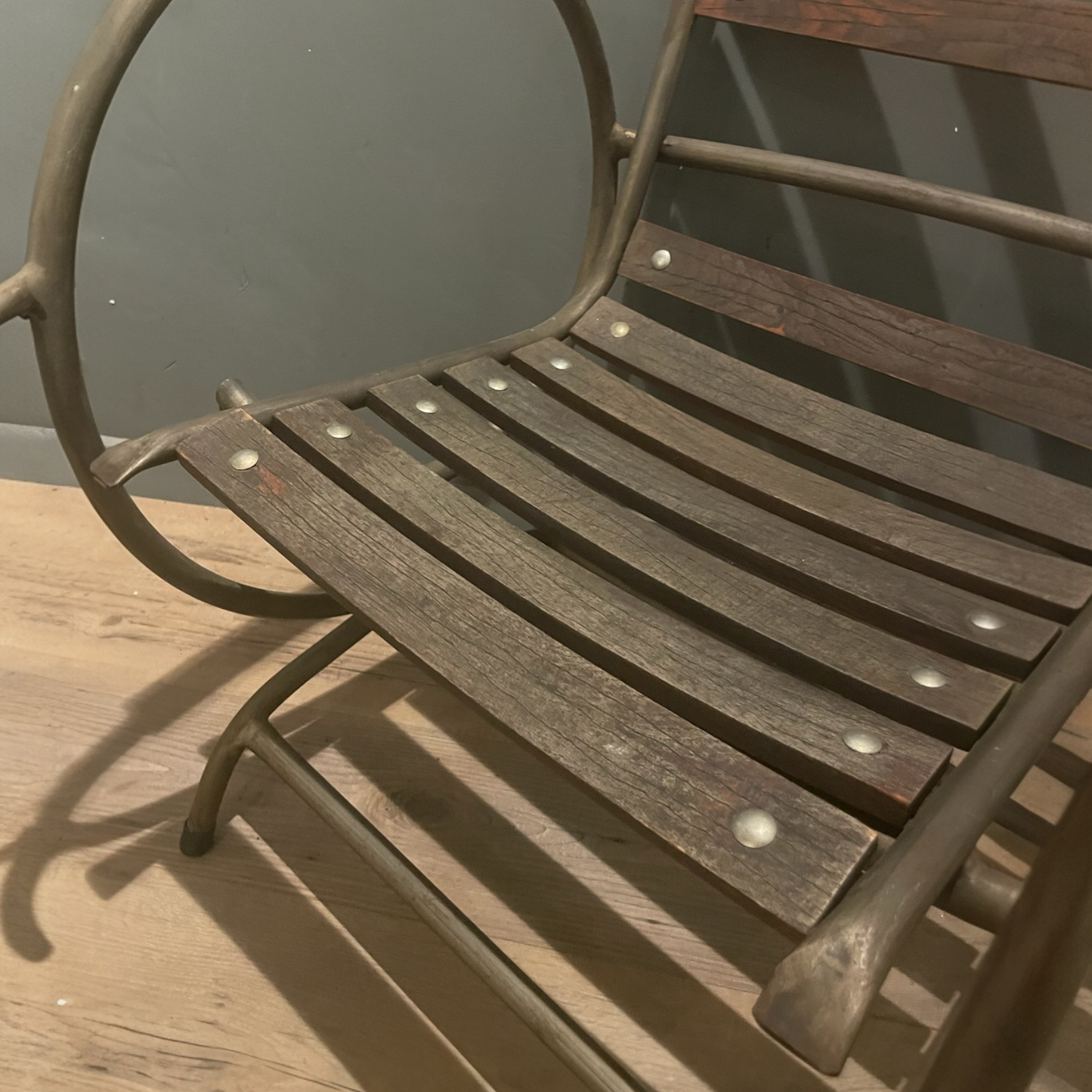 Tubular Metal Armchairs