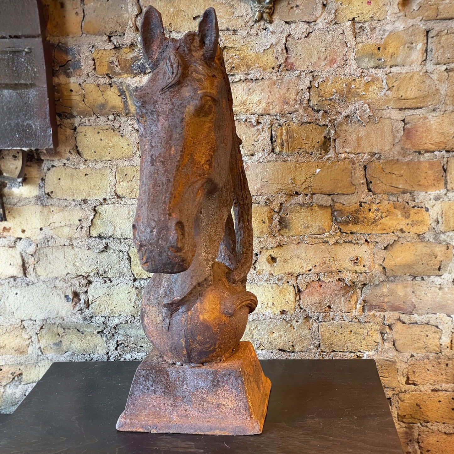 Large Stallion Head Finial