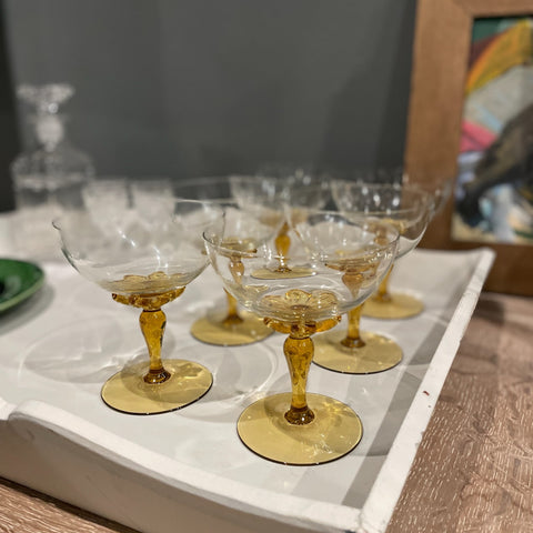 Six Sixties champagne coupes