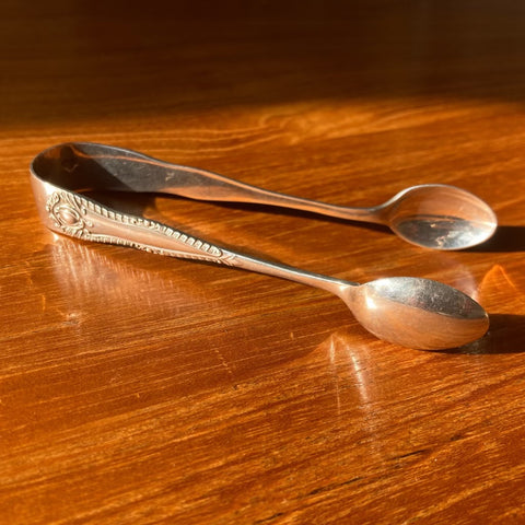 Vintage Silver Sugar Tongs