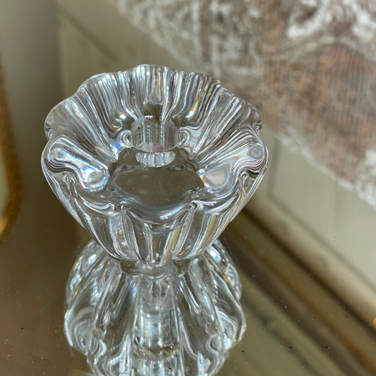 Orrefors Glass Candle Holder
