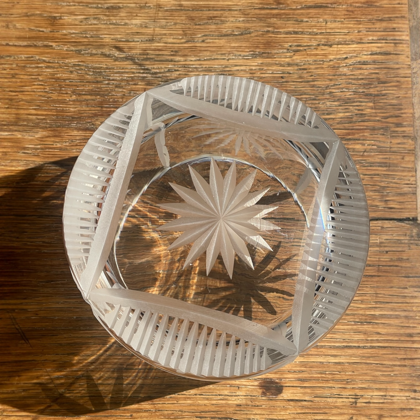 Vintage Cut Glass Bowl