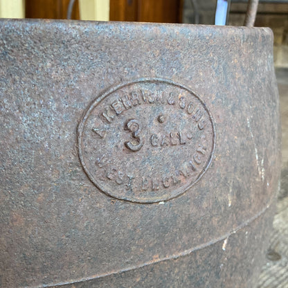 Antique Cast Iron Cooking Pot