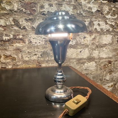 Art Deco Chrome Desk Lamp