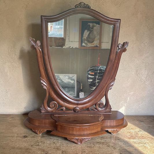 Victorian Mahogany Toilet Mirror