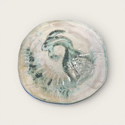 Large Koi Ceramic Platters