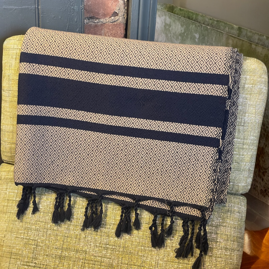 Hand Loomed Cotton Blanket