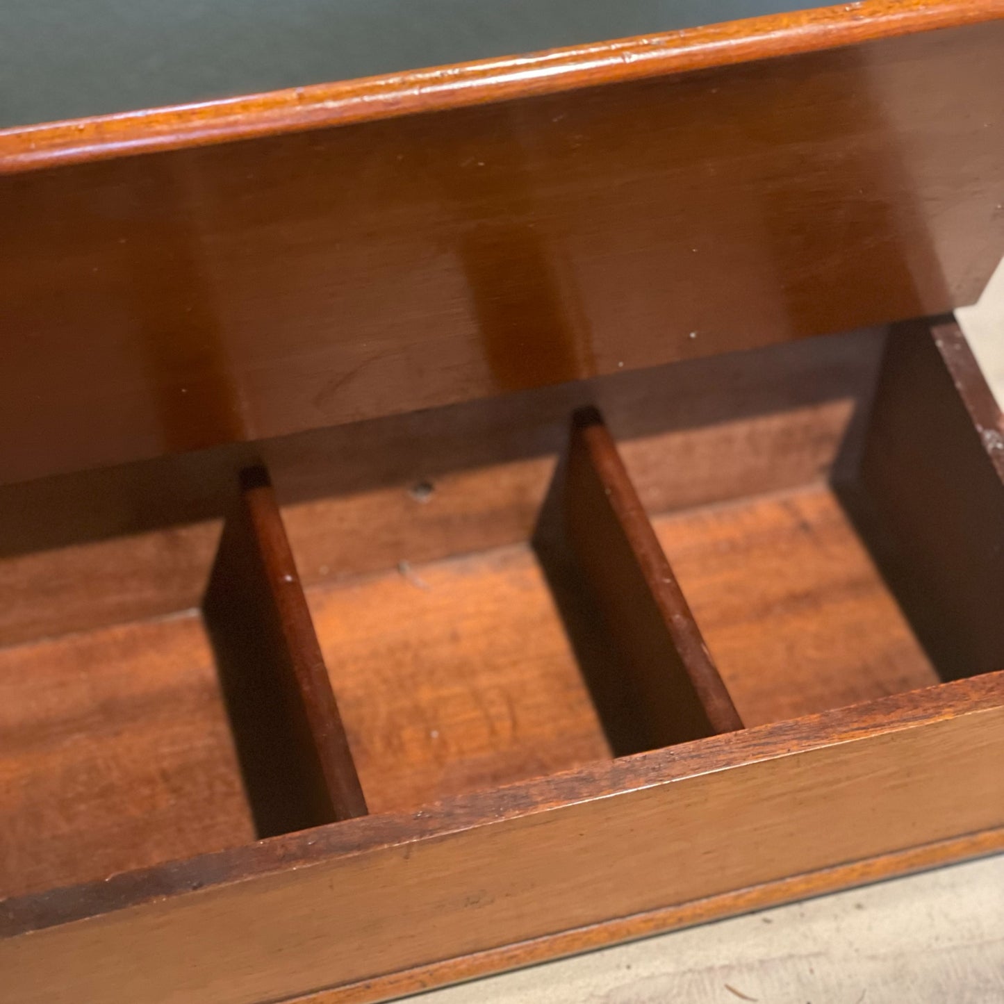 Wooden Shoe Shine Box