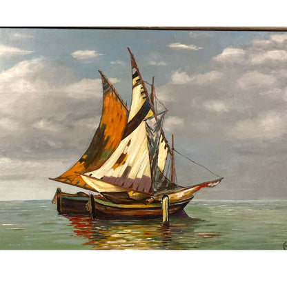 Fishing Boats At Sea