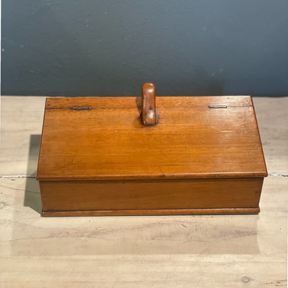 Wooden Shoe Shine Box