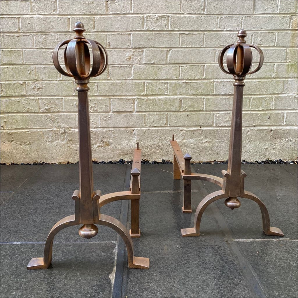 19C Fire Grate and Fire Dogs - Miscellaneous