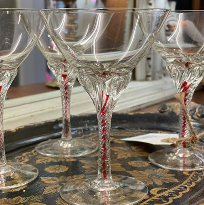 Set Of 3 Air Twist Glasses