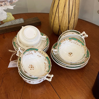 Six Bone China Tea Cups