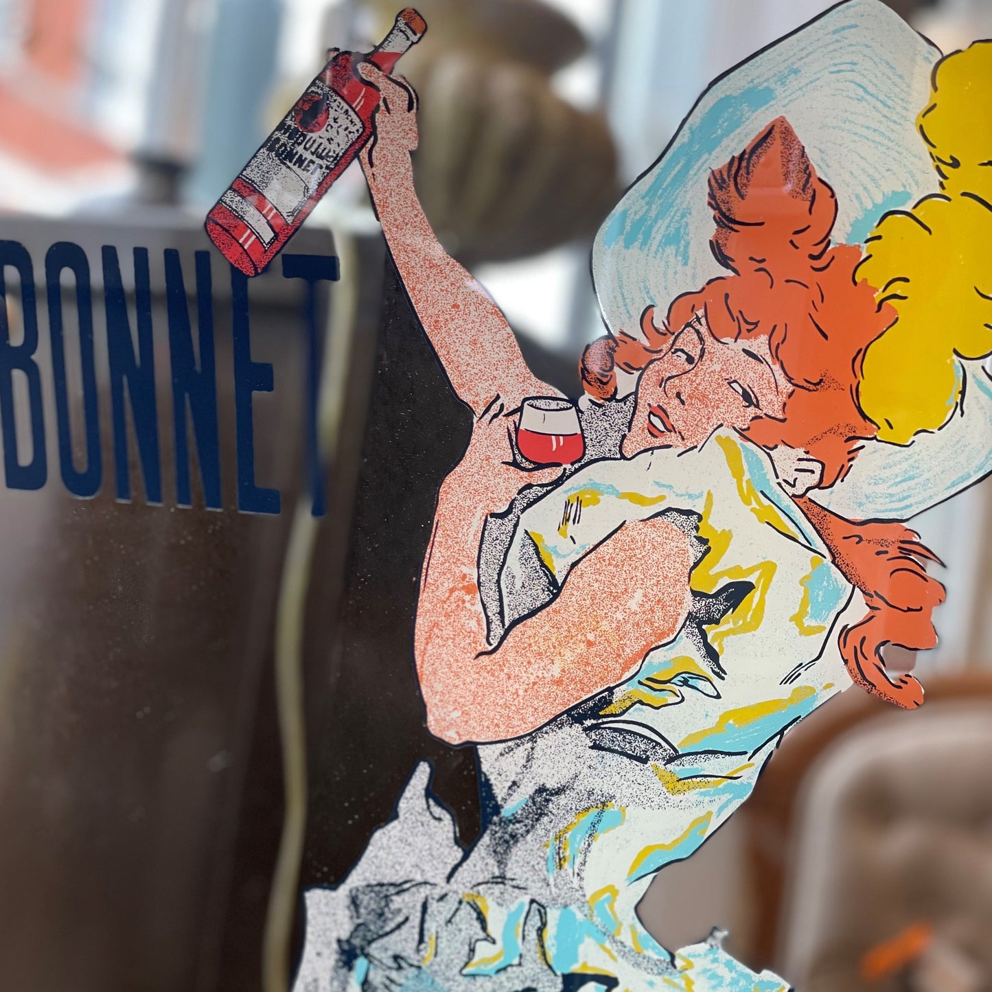 Jules Cheret Dubonnet Mirror