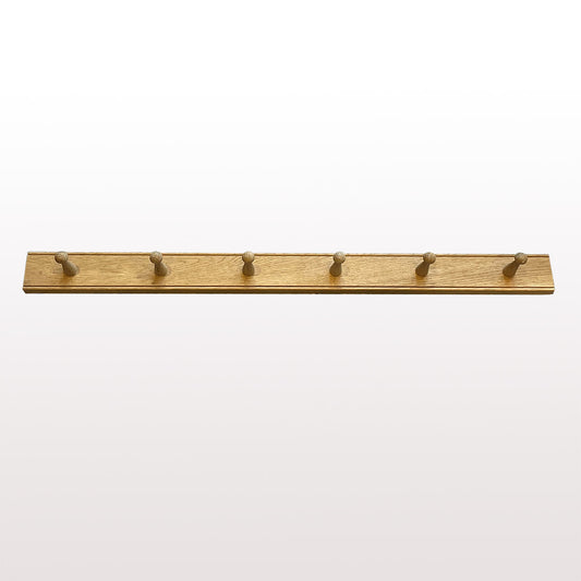 Shaker 6 Peg Oak Rail