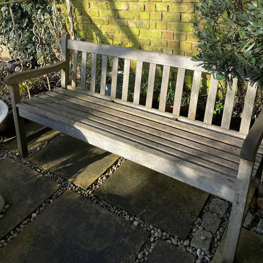 Vintage Teak Garden Bench