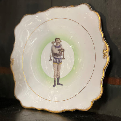 Vintage Upcycled Platter