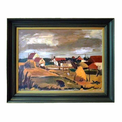 Art - A Farm Scene In France Or Belgium