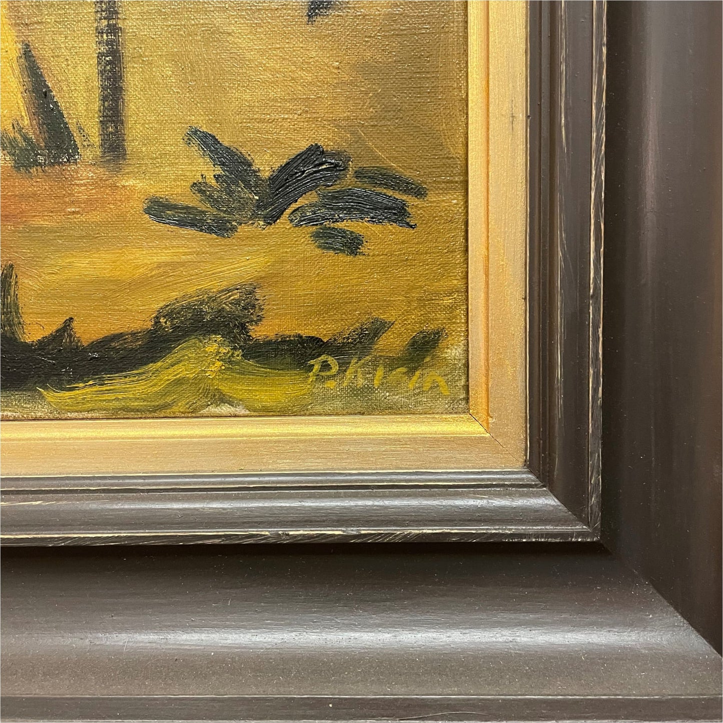 A Farm Scene in France or Belgium - Art