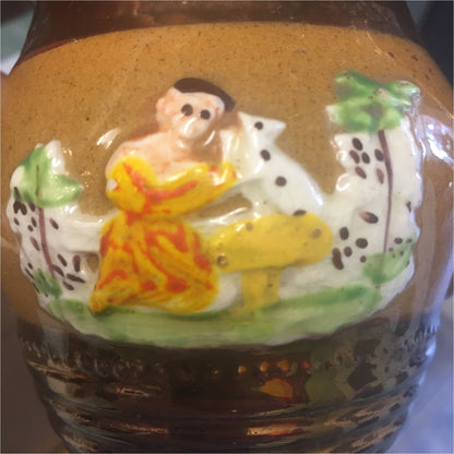 Antique Copper Lustre Jug - Ceramics