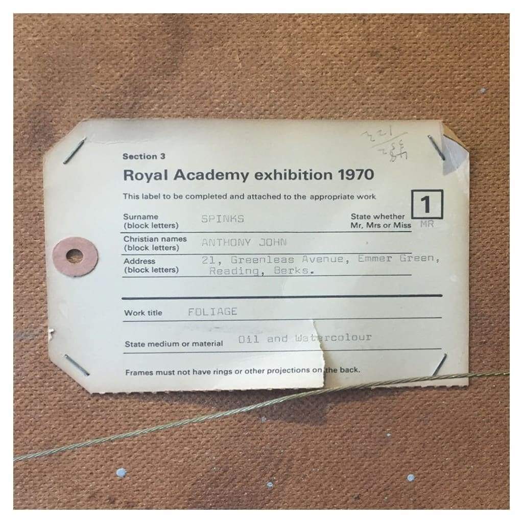 Art - Anthony Spinks 'Foliage'