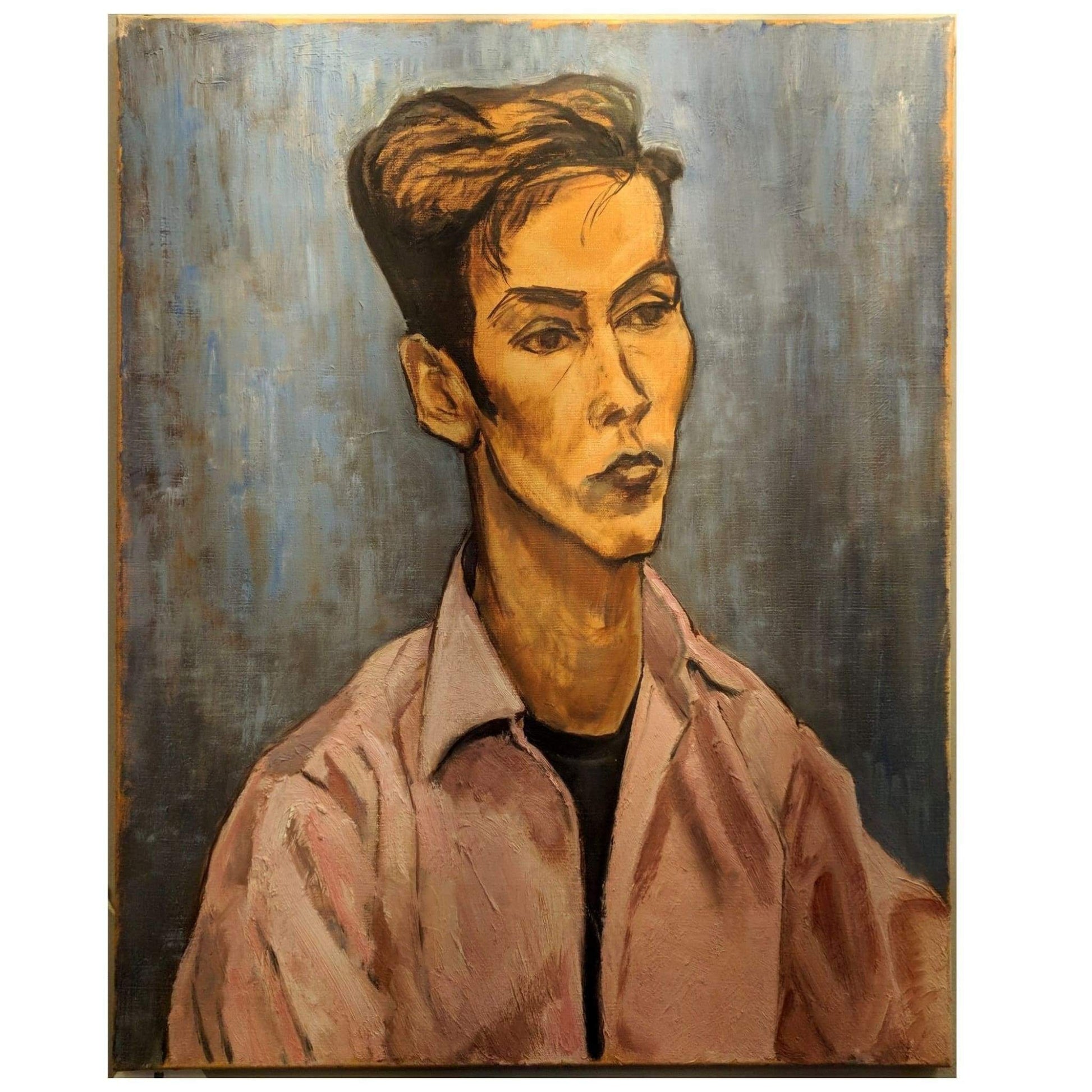 Art - Basil Clarke - Young Man: Pink Shirt