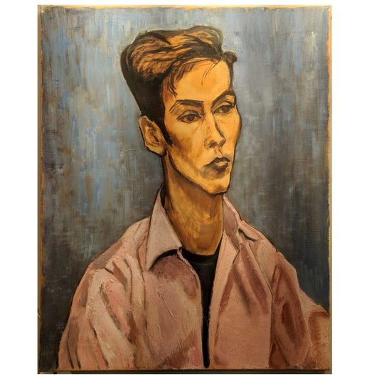 Art - Basil Clarke - Young Man: Pink Shirt